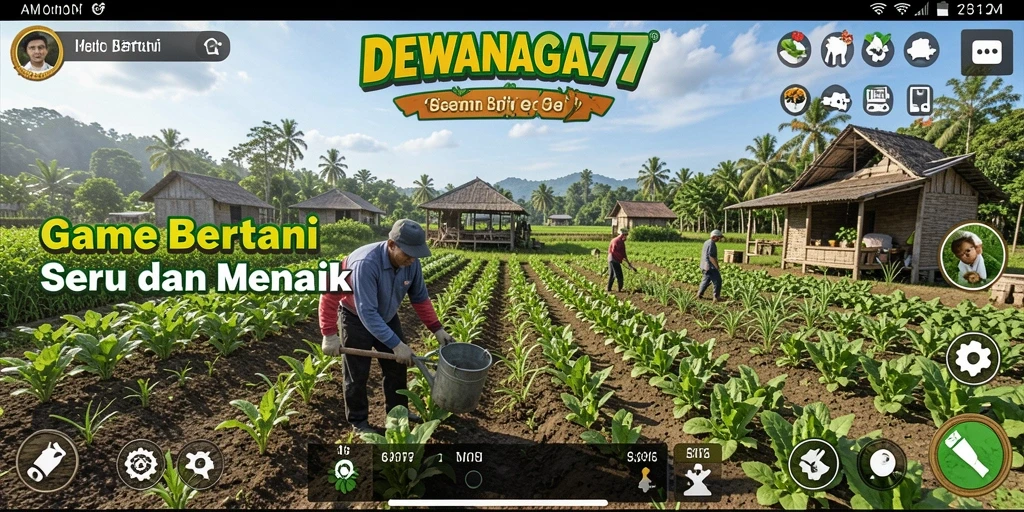 Tampilan antarmuka DEWANAGA77 yang menarik dan interaktif.