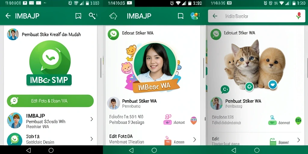 Antarmuka IMBAJP yang sederhana untuk membuat stiker WA.