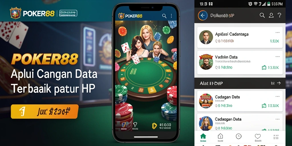 Tampilan antarmuka POKER88 yang memudahkan pengguna dalam cadangan data.
